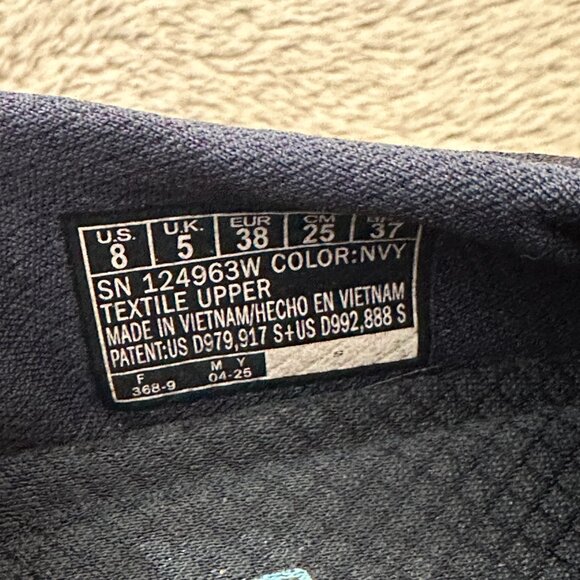 Skechers Slip In Knit Sneakers Shoes Women's size 8 Navy Blue - Picture 3 of 5